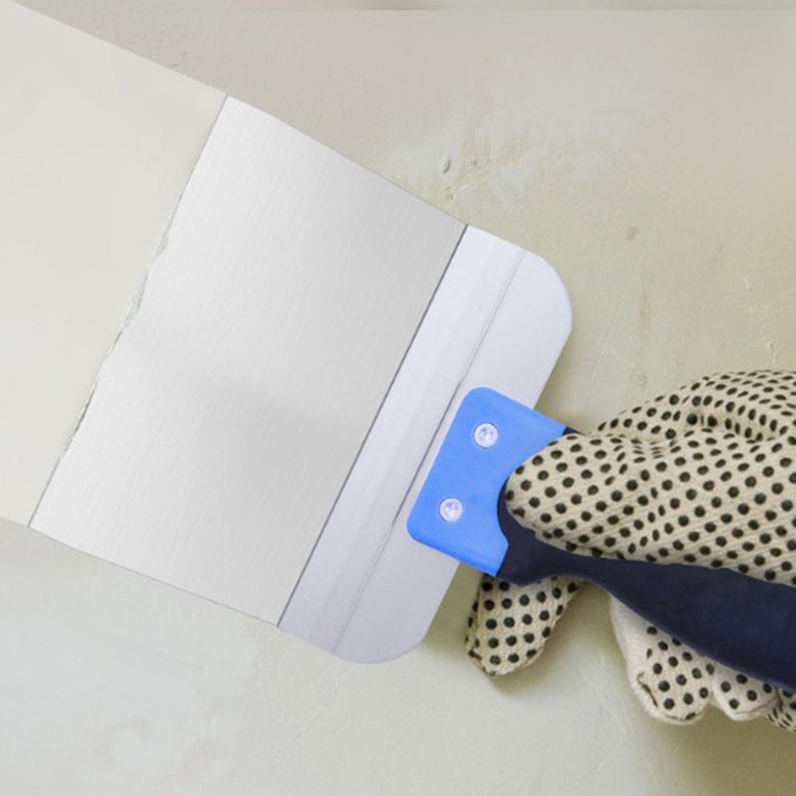 Paint Putty Scraper Stainless Steel Painters Tool Spackle Knife, for Decals Plaster