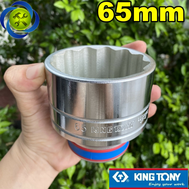 Tuýp 65mm loại 3/4 Kingtony 633065M ngắn 12 cạnh màu trắng
