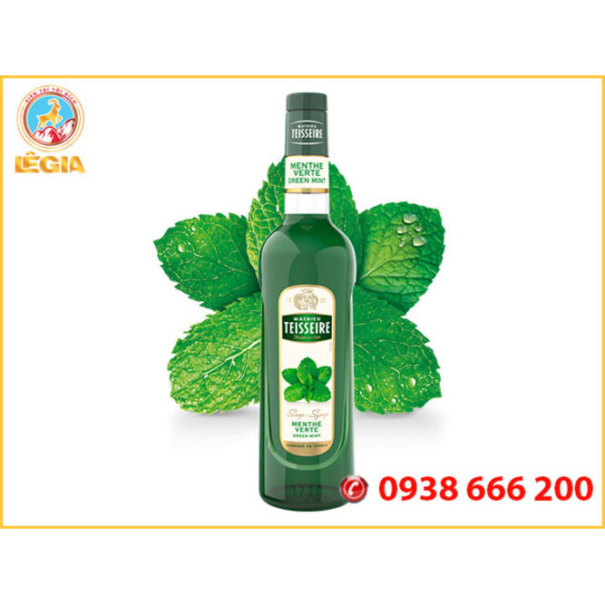 Siro TEISSEIRE Bạc Hà 700ml (GREEN MINT SYRUP)