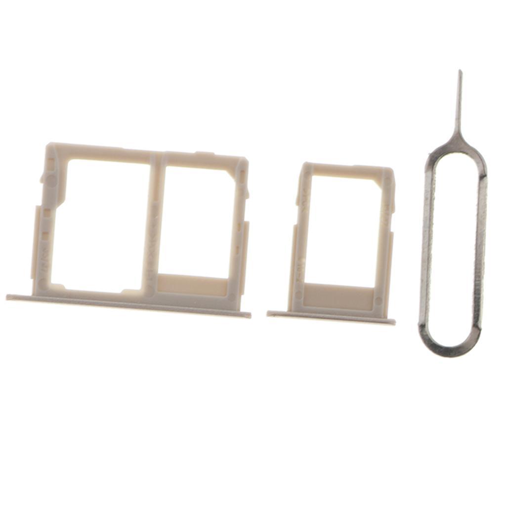 Sim Card Tray Holder Micro SD Slot Replacement For Samsung Galaxy J530 Black