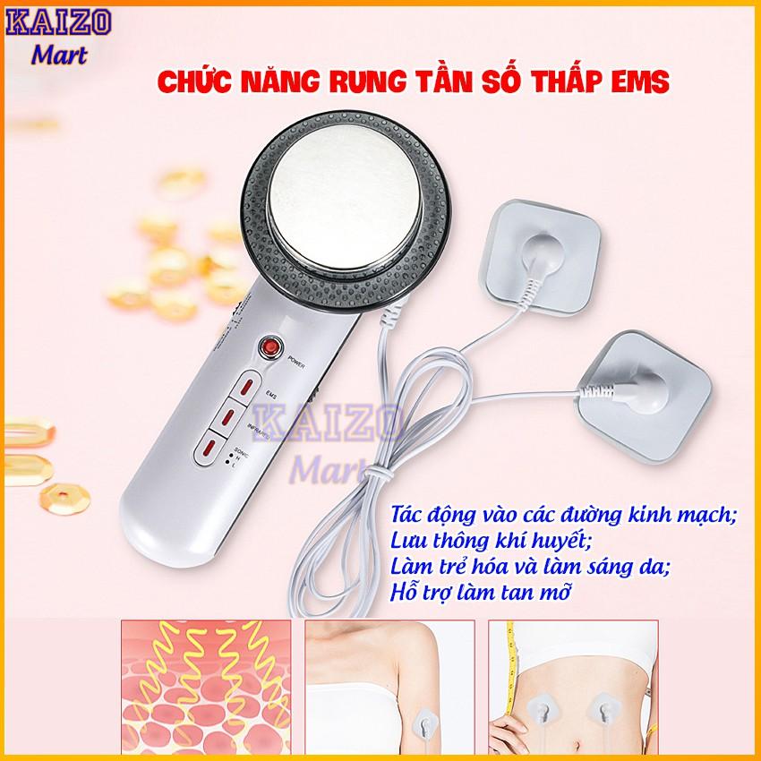 Máy massage cầm tay - Máy mát xa đa năng EMS cao cấp - Massage bụng giảm béo - HDSD Tiếng Việt Kaizo Mart