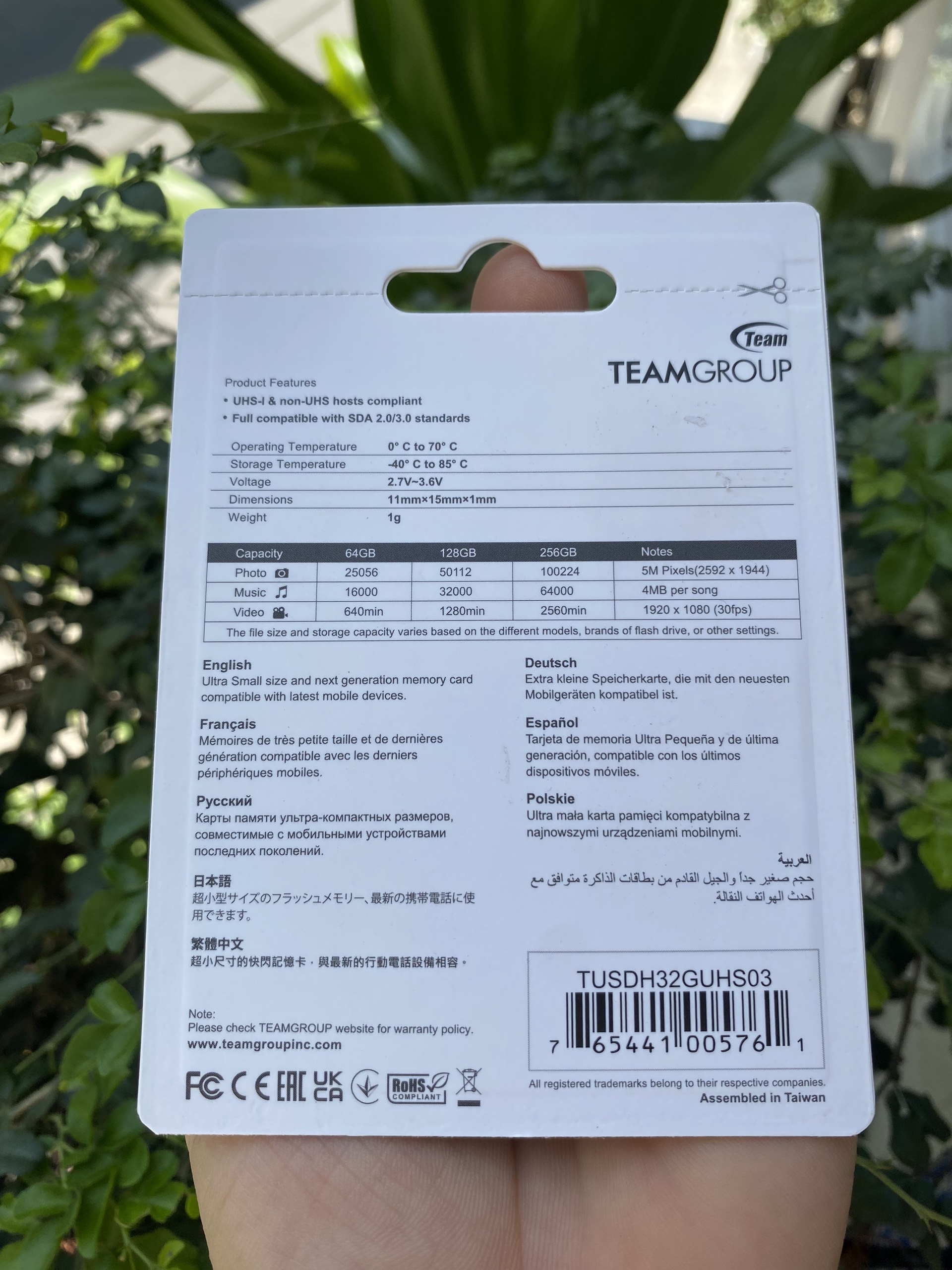 Thẻ Nhớ Micro SDHC Team Group Class10 32GB + Adapter - Hàng Chính Hãng