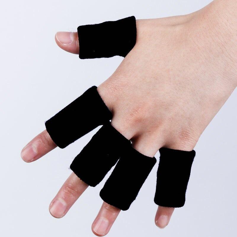 10pcs Stretchy Sports Finger Sleeves Arthritis Support Finger Guard Outdoor Basketball Volleyball Finger Protectio
