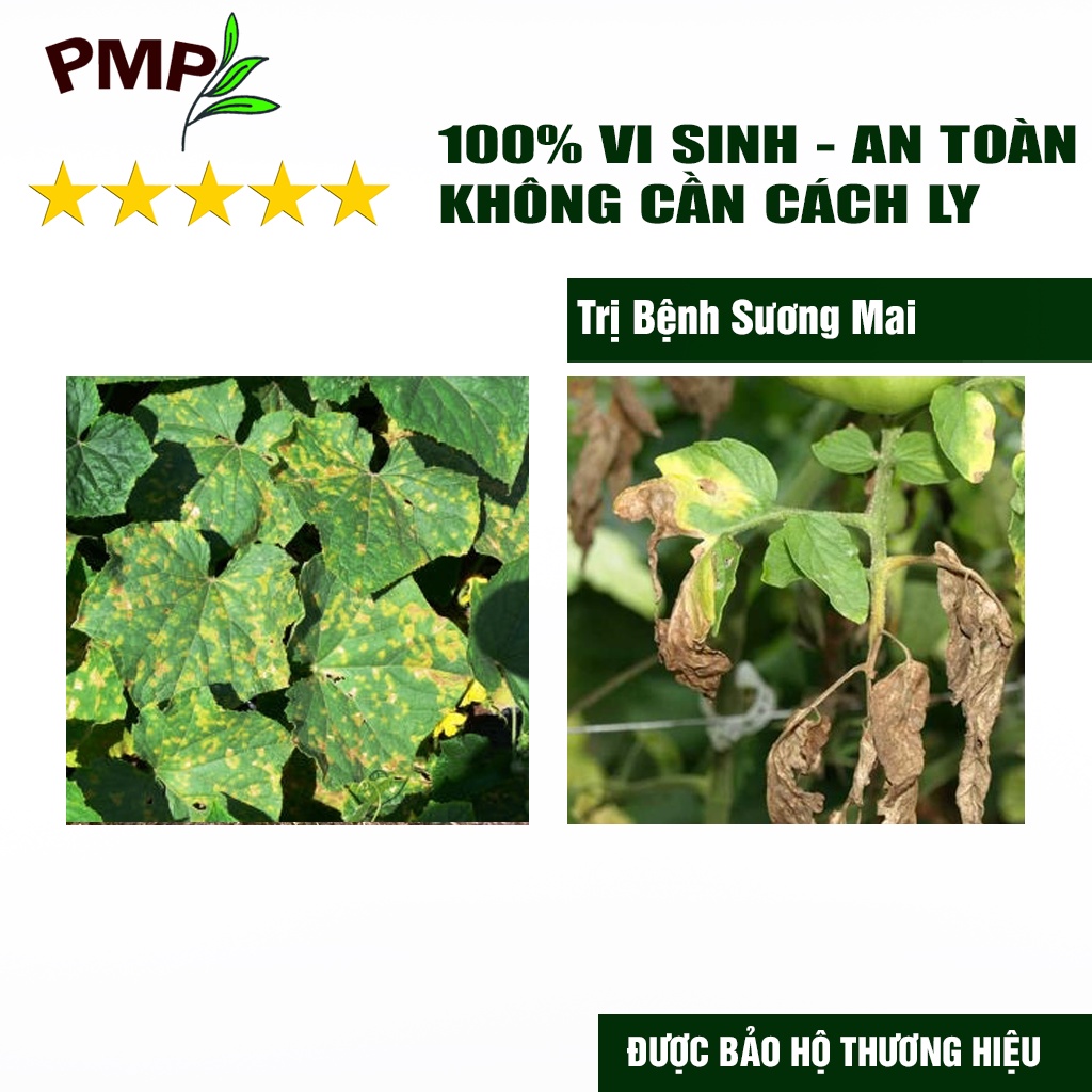 Combo chế phẩm vi sinh trừ bệnh, trừ sâu PMP cho rau sạch, hoa, cây cảnh (Biomic &amp; Killpa)