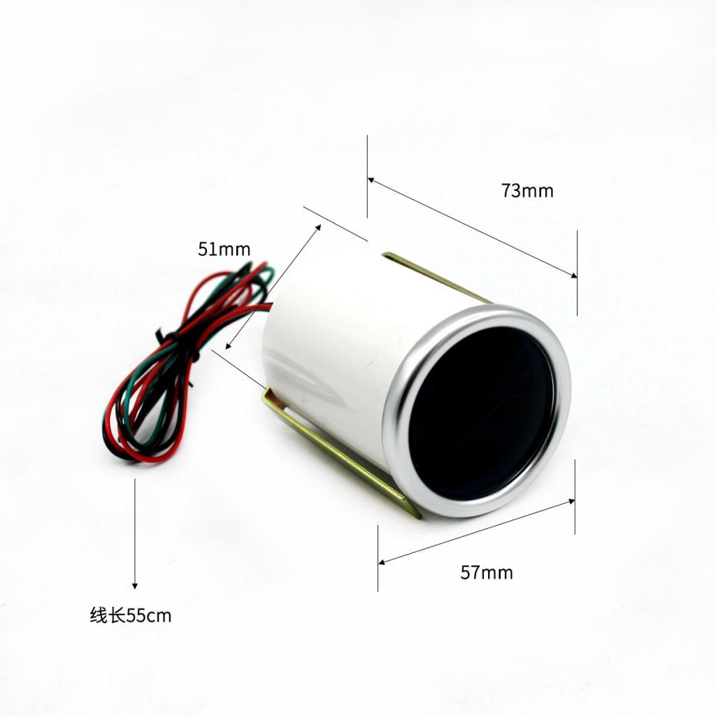 Car Motorcycle LED Gauges for Water Temp Temperature 12V 1/8NPT
