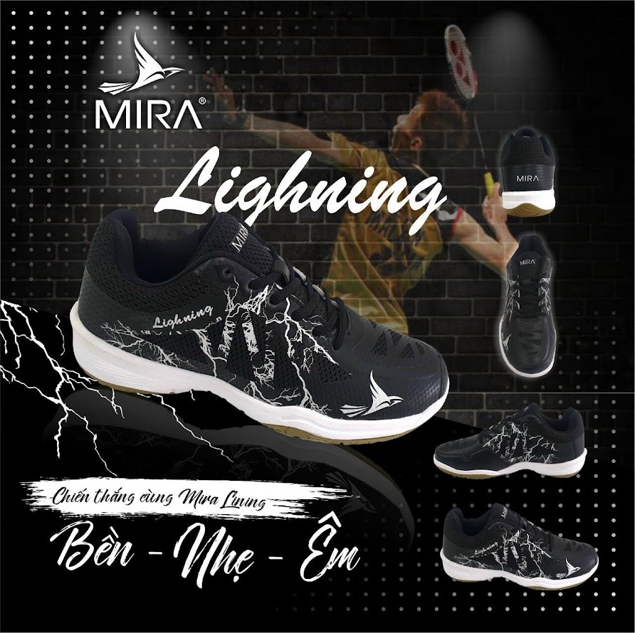 Giày Cầu Lông Mira Lightning hàng việt nam