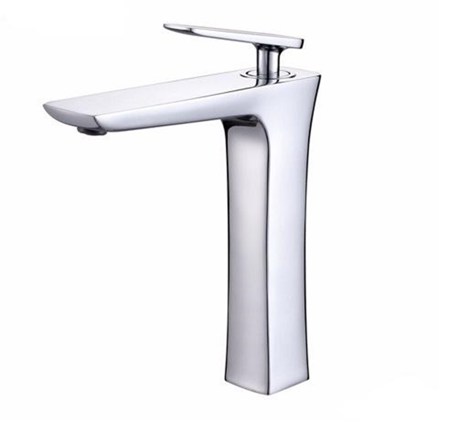 Vòi rửa mặt thân cao đồng mạ crom cao cấp GR 6168C (đẩng cấp thời thượng, hiện đại sang trọng)