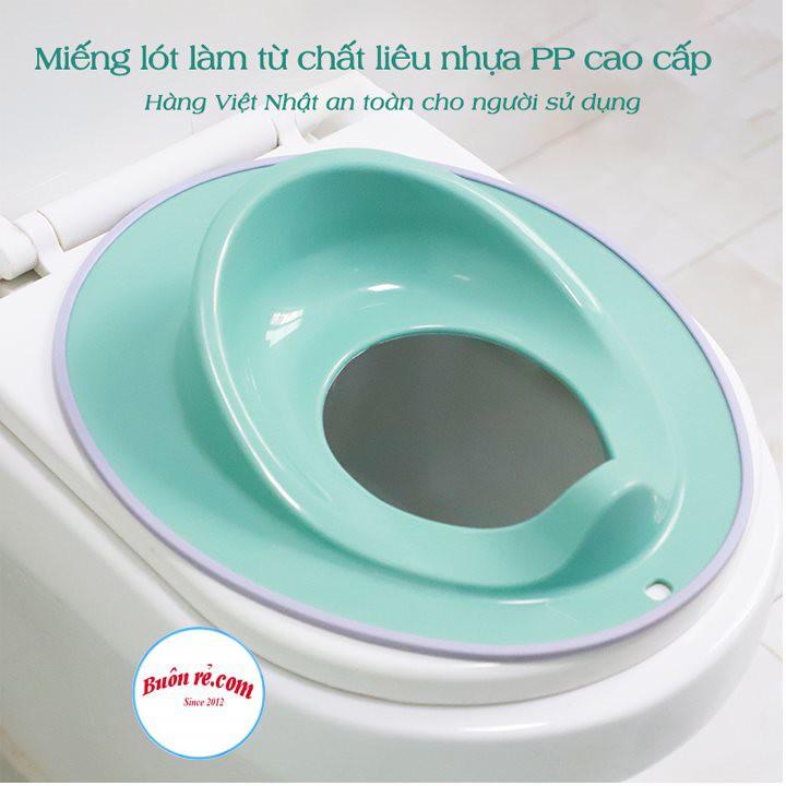 Bệ thu nhỏ bồn cầu cho bé nhựa Việt Nhật, bệ xí thu nhỏ bồn cầu giúp bé ngồi an toàn thoải mái