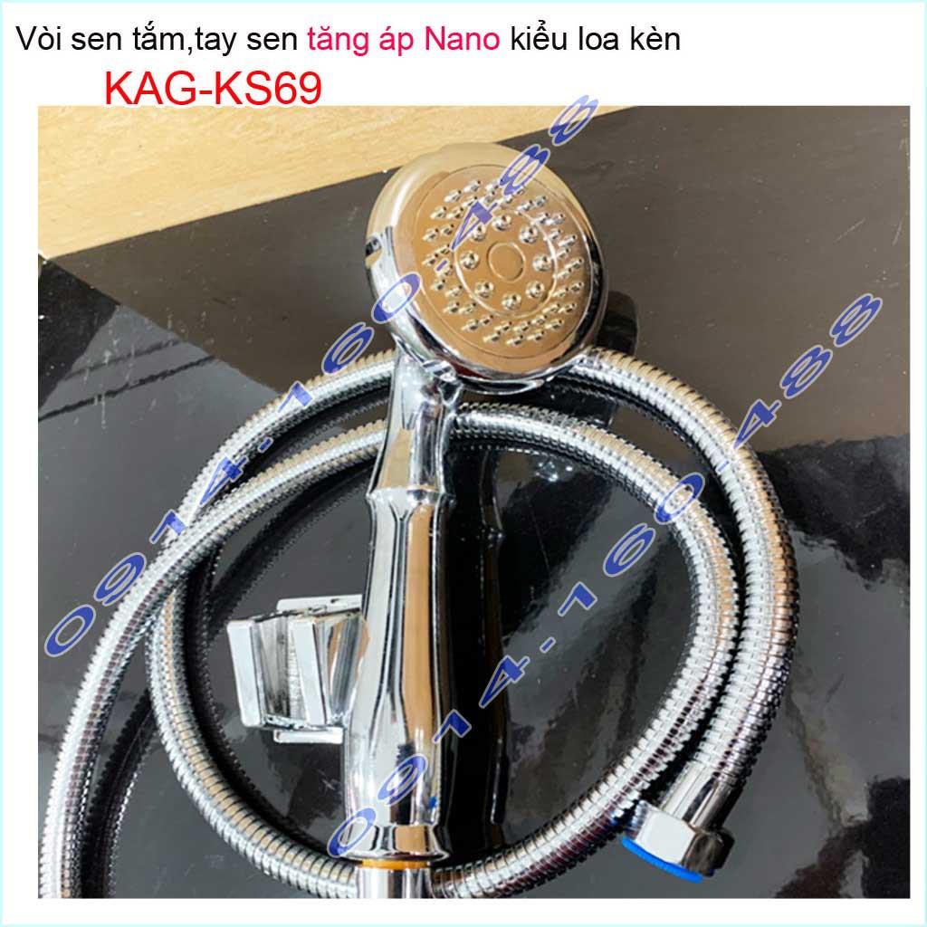 Vòi sen tắm, tay sen + dây sen tắm, vòi hoa sen Kace KAG-KS69