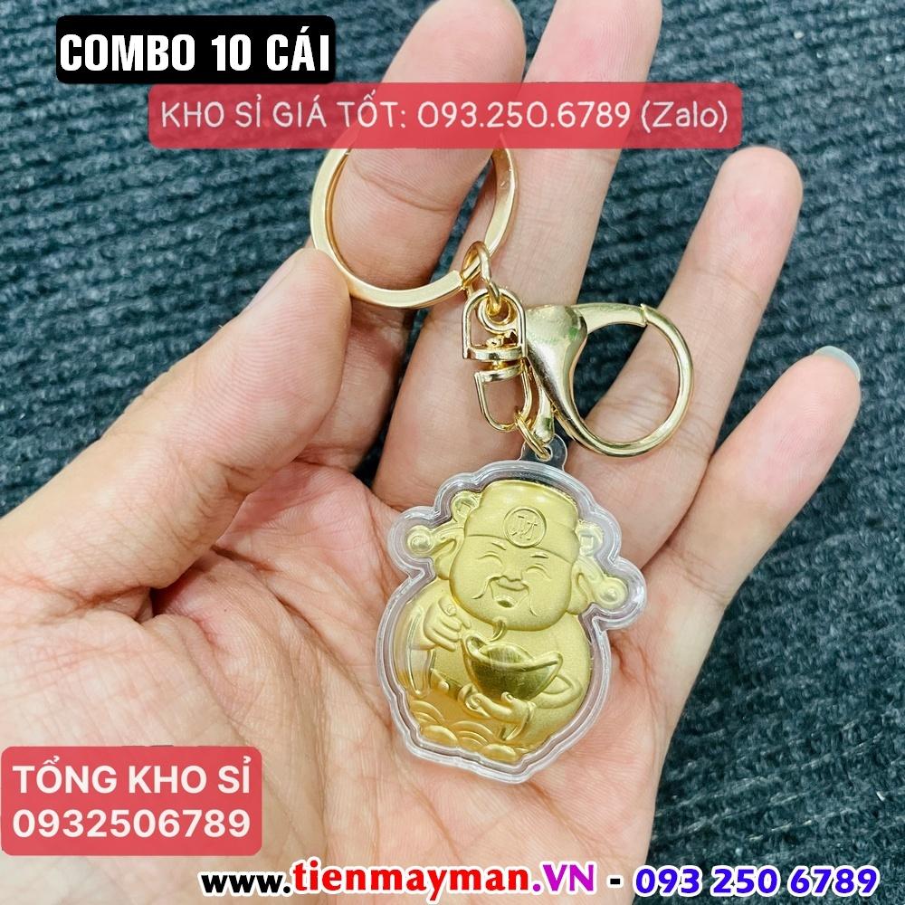 Combo 10 Móc Khóa Ông Thần Tài Khai Lộc May Mắn Chiêu Tài - PASA COLLECTION