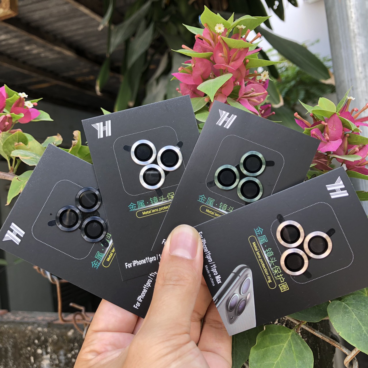 Vòng Bảo Vệ Camera Dành Cho iPhone 11Pro/ 11Pro Max - Chống Bụi, Hạn chế vân tay &amp; Mờ Camera - Bảo Vệ Toàn Diện Cho iPhone Của Bạn - Hot Trend 2021