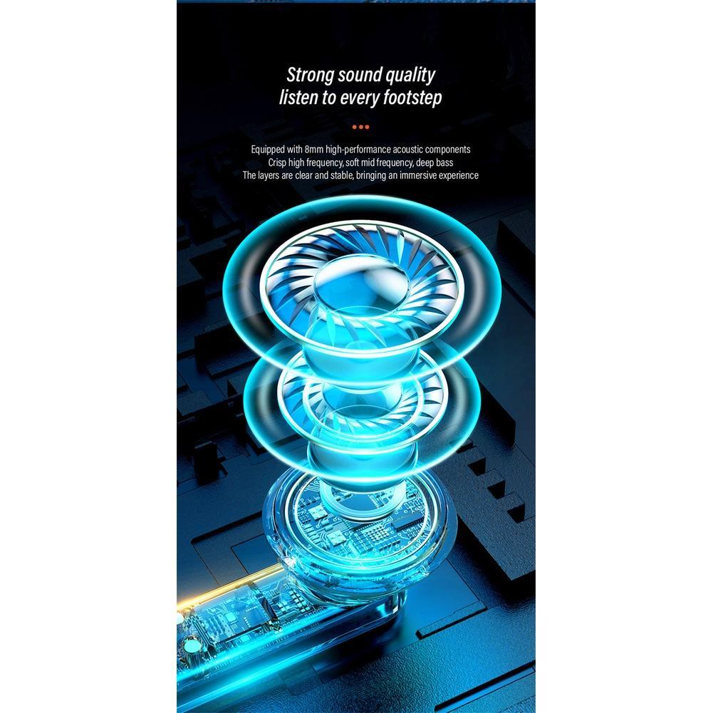 Tai Nghe Không Dây Bluetooth 5.2 TWS DH01 TWS Chống Nước Có Micro 3500mAh Mới 2022