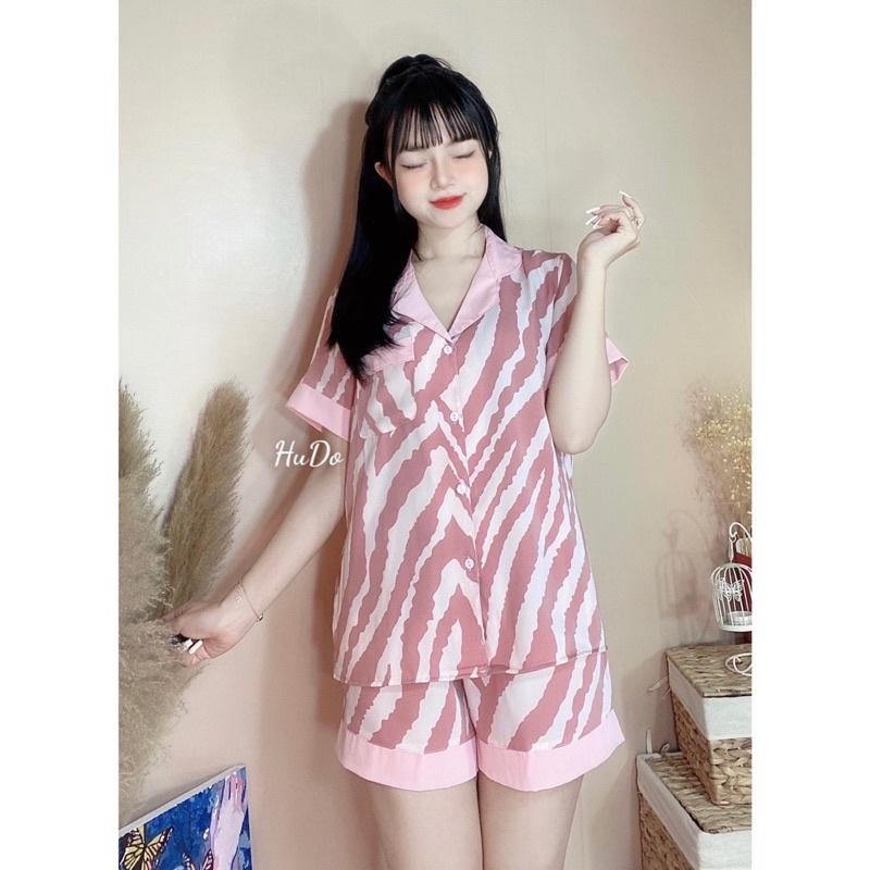 Bộ pyjama Vằn hồng mango HHC Store