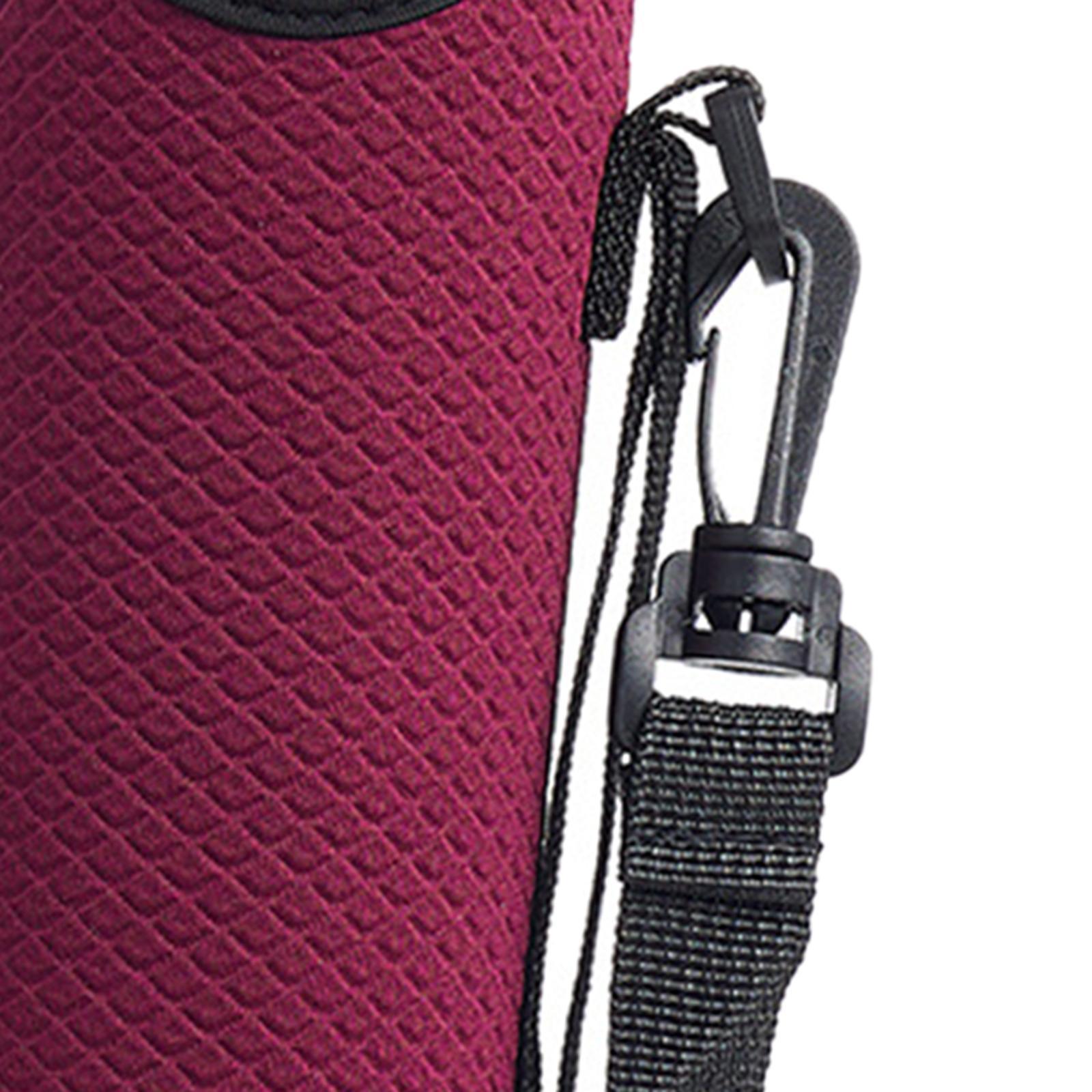 Detachable Water Bottle Carrier Drink Bottle Carrying Bag Adjustable Shoulder Strap Insulated Kettle Pouch for Outdoor Activities, Fishing