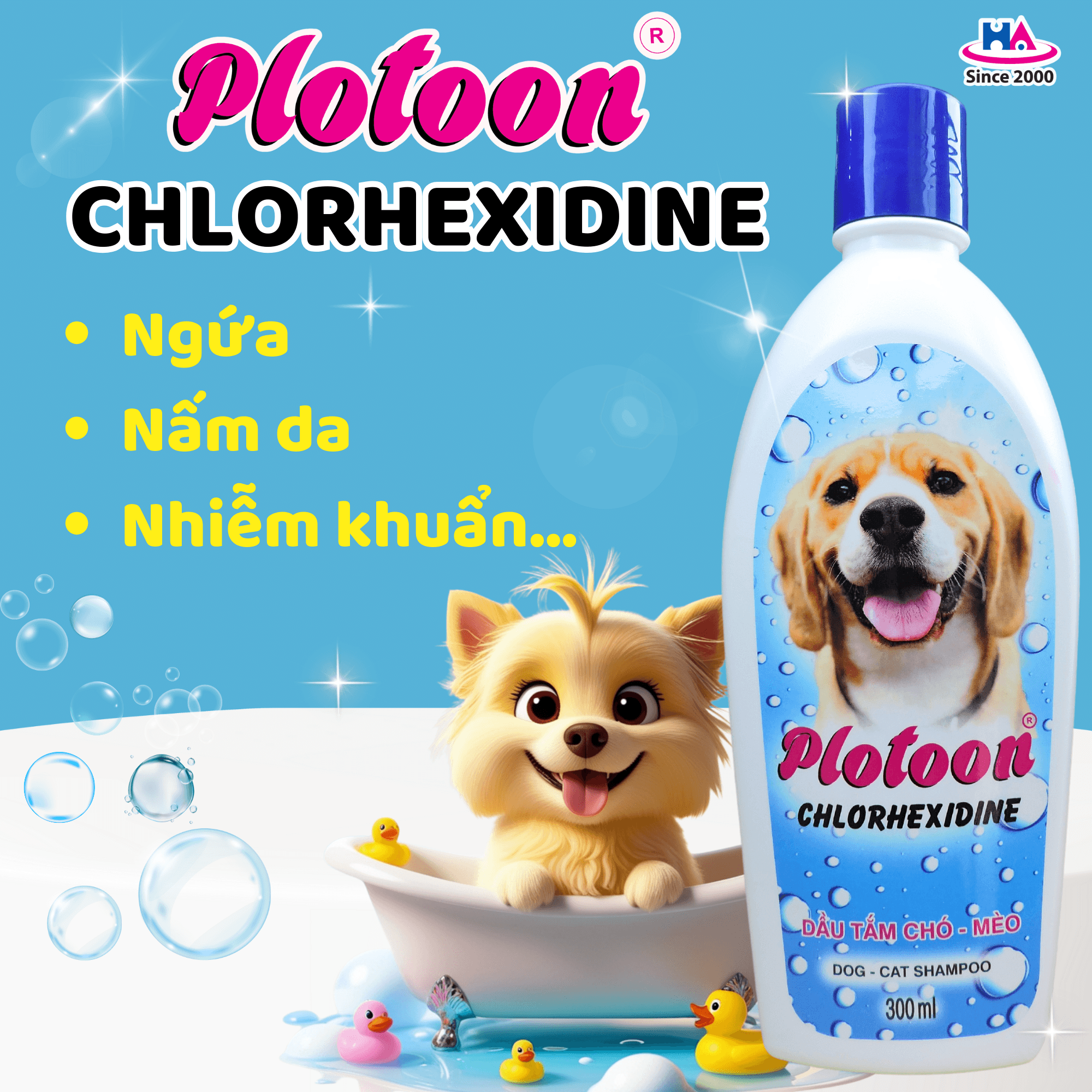 Dầu Tắm Plotoon Chlorhexidine 300ml