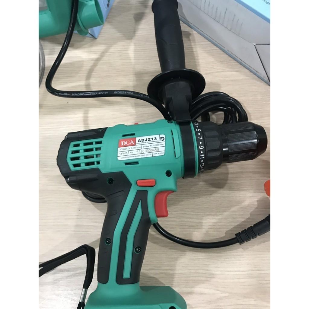 MÁY KHOAN BÚA DÙNG PIN 18V/4.0AHX2 DCA ADJZ13EK - HÀNG CHÍNH HÃNG