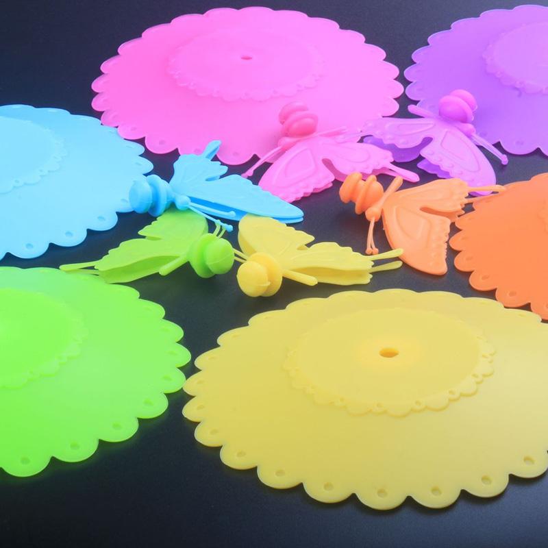 Nắp Đậy Ly Chống Tràn Bằng Silicone Có Thể Tái Sử Dụng