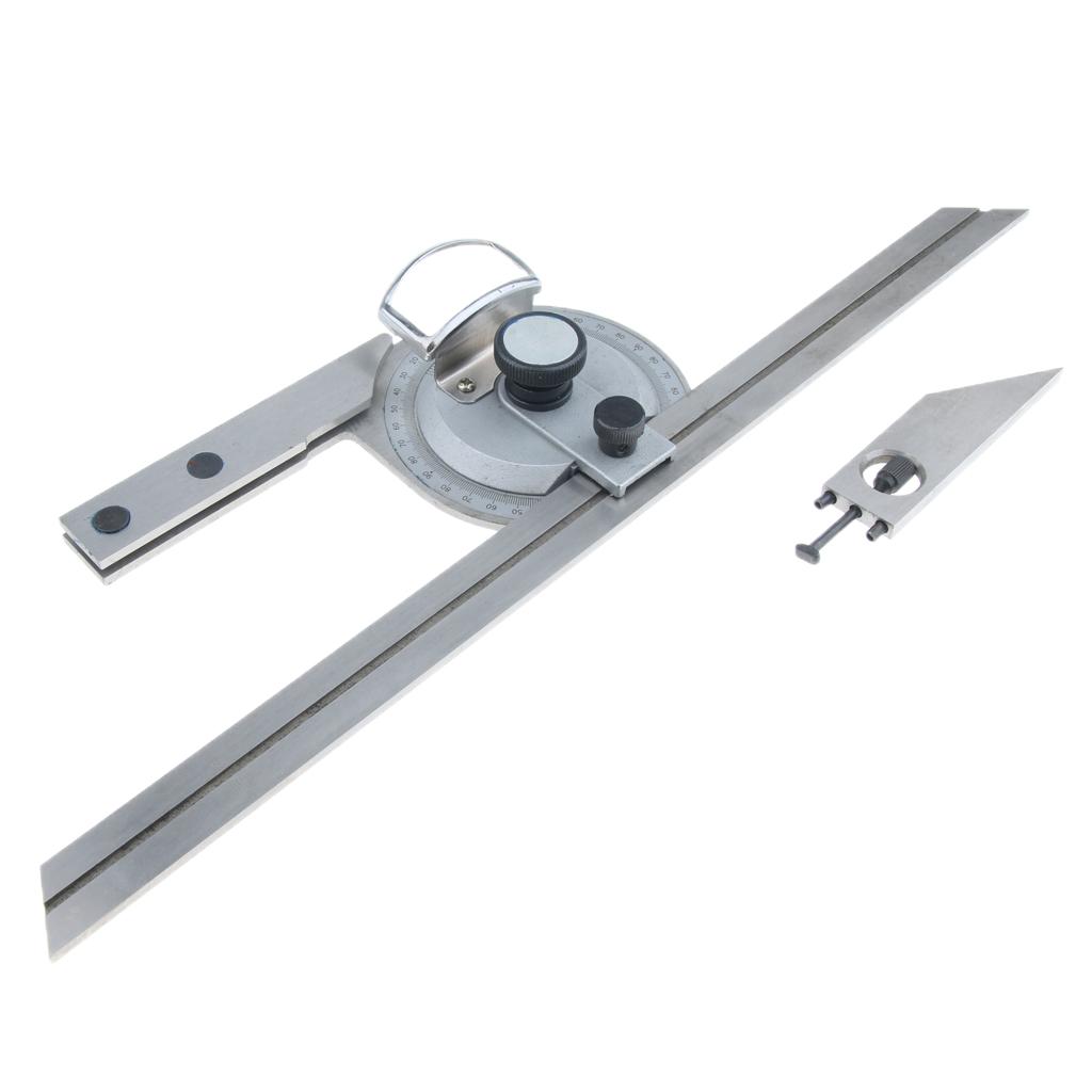 360 Thép Không Gỉ Vát Protractor Góc Tìm Thước Độ Chính Xác Đo