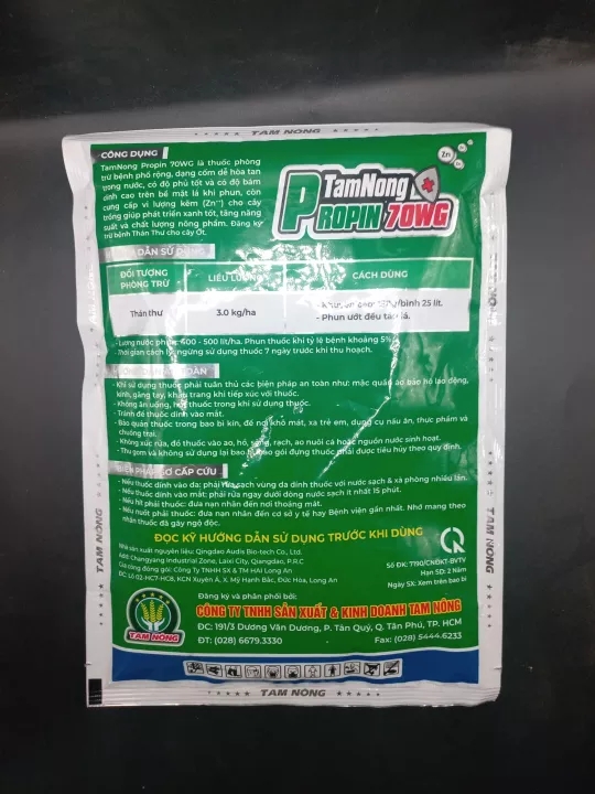 Thuốc trừ bệnh TamNong Propin 70WG 100g