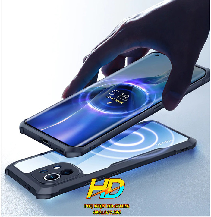 Ốp Lưng Chống Sốc Dành Cho Xiaomi Mi 11 Pro Chính Hãng XunDD Lưng Trong Suốt Không Ố Màu Ốp Mang Phong Cách Thể thao Trẻ Trung, Năng Động - Hàng Chính Hãng