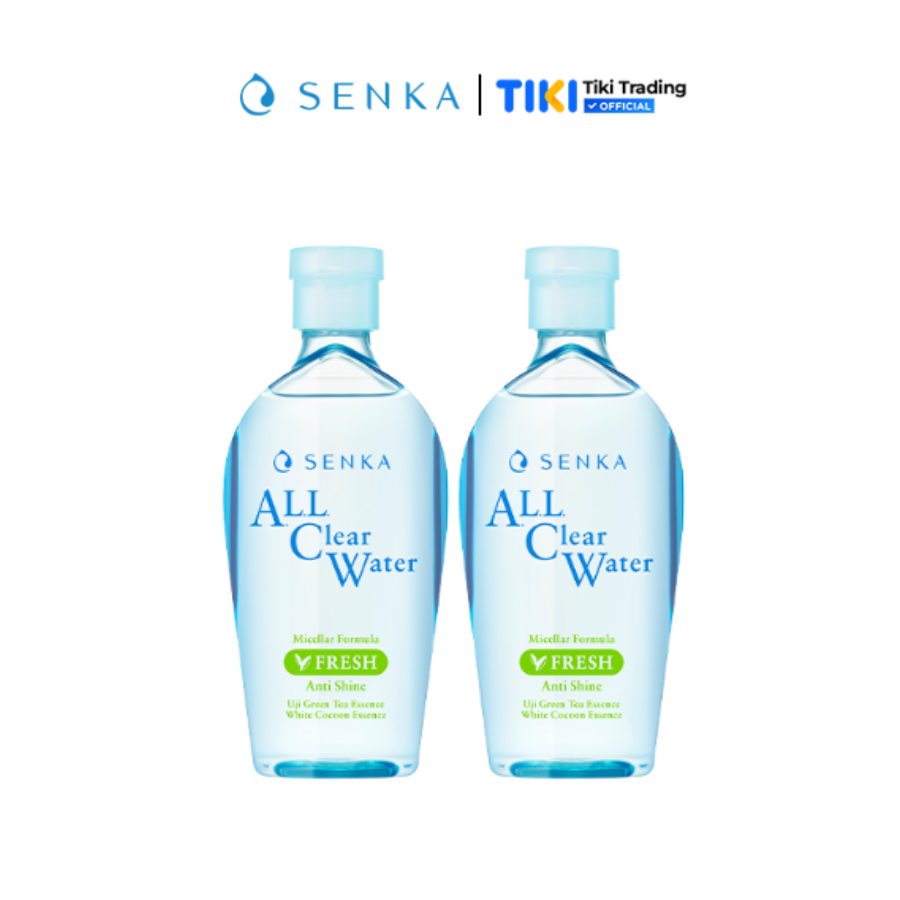 Combo 2 Nước tẩy trang Senka A.L.L.Clear Water Fresh 230ml