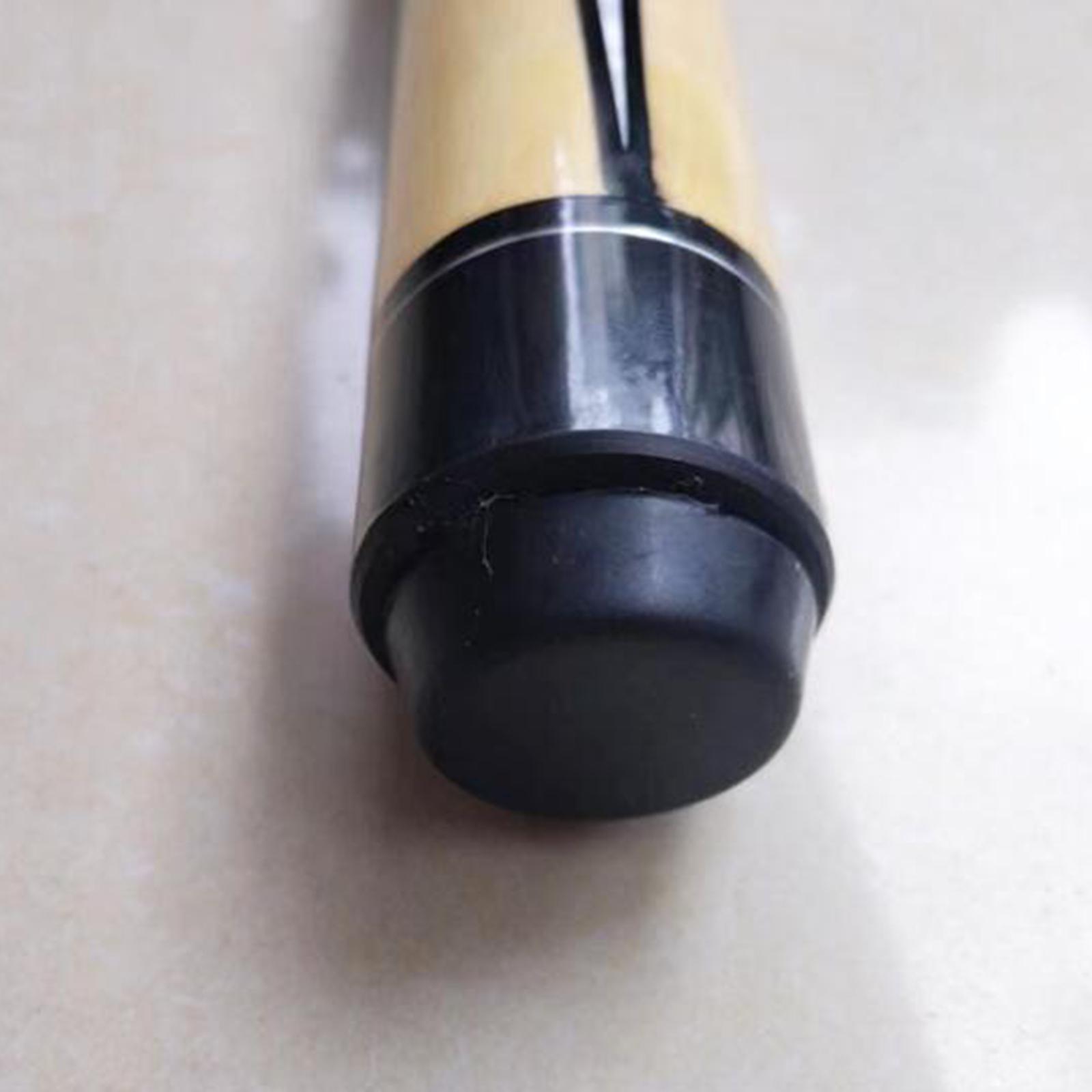 Billiard Cue Bottom Cover Pool Cue Bottom Plug Sports Protector Tool Pool Cue Bottom Protection Pad for Players Athlete Enthusiast Accessory