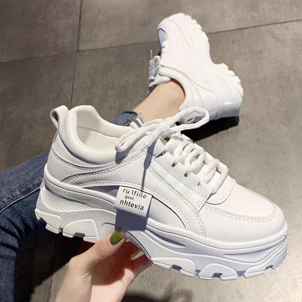 Giày sneakers nữ Rong Ye kiểu hàn quốc siêu Hot , mới nhất 2020 HAPU ( 2 màu )