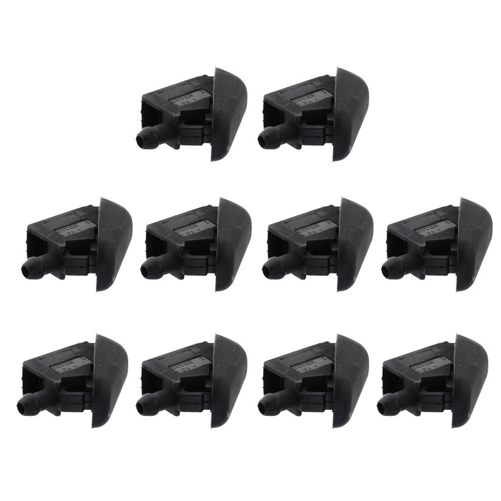 5x10 Pieces Car Nylon Windshield Wiper Spray Jet Washer Nozzles for Ford