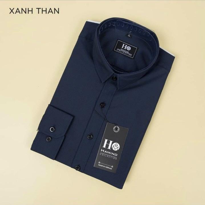 Áo sơ mi nam dài tay cổ bẻ chất liệu LỤA NẾN CAO CẤP, áo giữ dáng chuẩn form ôm sát người - SU 250