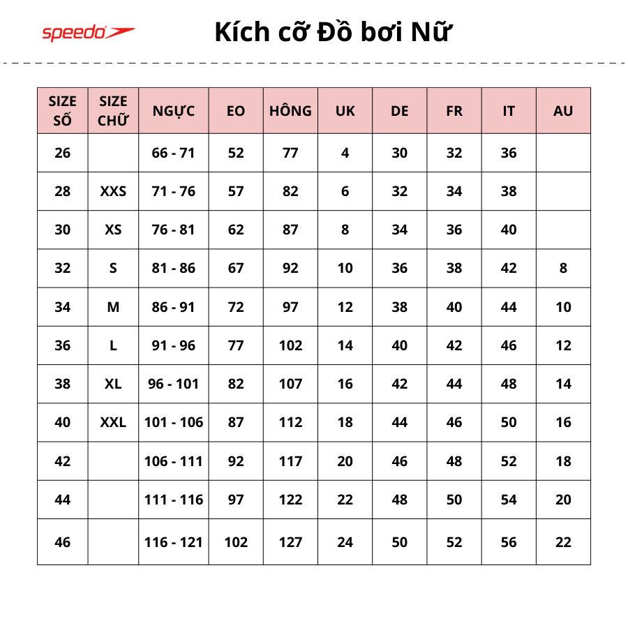 Áo bơi chống nắng nữ Speedo Pnl Prt - 8-00309014496