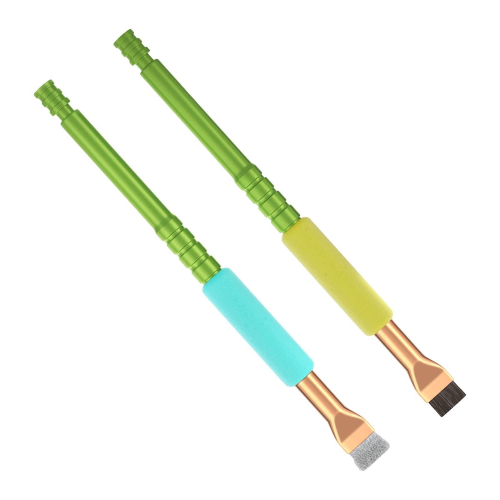 2x IC Pad Cleaning Brush Hardening Brush Lightweight Phone Repair Premium Accessories Easy to Use CPU Dust Removal Brush Tool