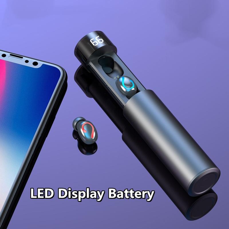 Mới Q067 TWS Bluetooth Tai Nghe Có Mic Thể Thao Tai Màn Hình Hiển Thị Đèn LED Không Dây Tai Nghe HiFi Stereo Tai Nghe Nhét Tai Tai Nghe
