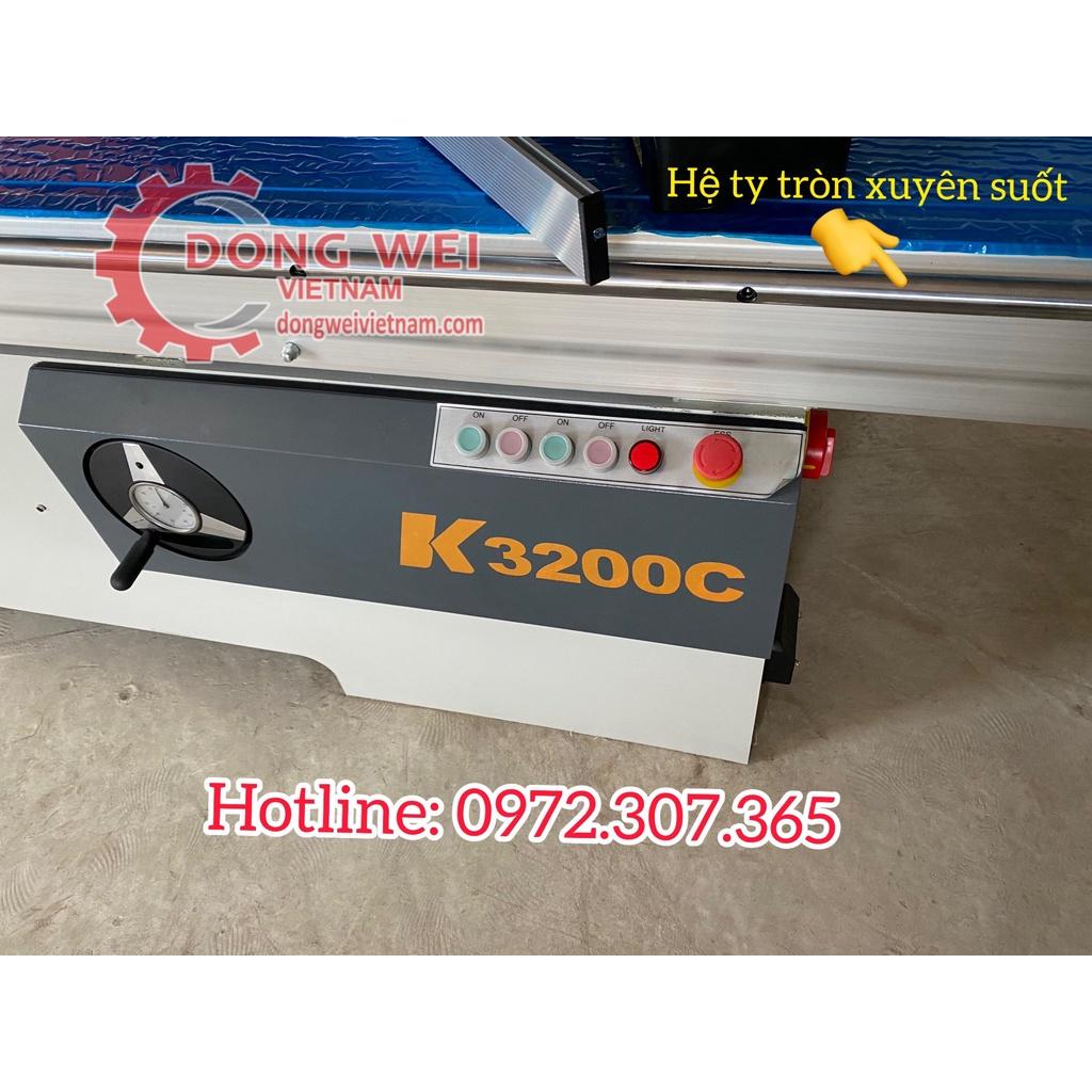 Máy cưa bàn trượt 2 lưỡi K3200C điện 220v