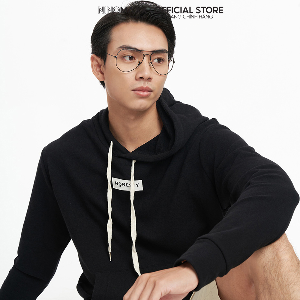 NINOMAXX Áo hoodie Nam Vải Ni Form rộng 2204014