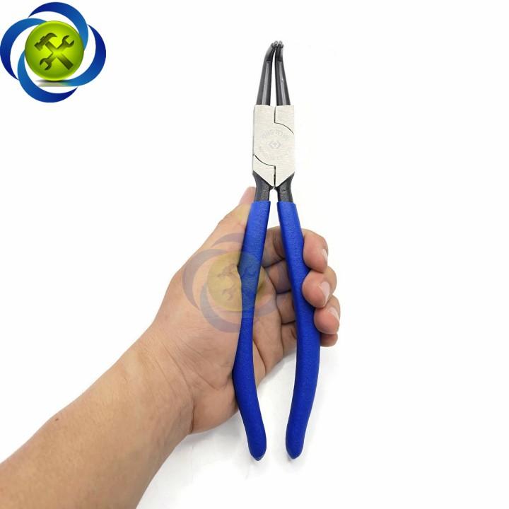 Kìm mở phe trong Kingtony 68HB-10 loại cong dài 250mm mũi 2.3mm