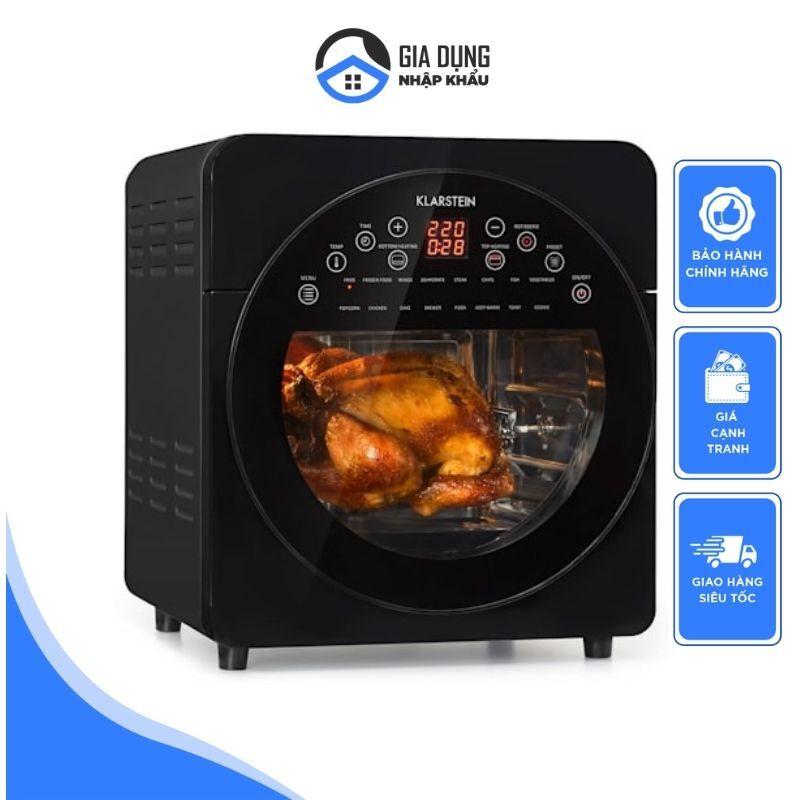 Nồi Chiên Không Dầu Klarstein, Dung Tích 14L, Air Fryer, Lò Nướng, Bếp Chiên Không Dầu, 1700W, Nhập Đức, Hàng Chính Hãng