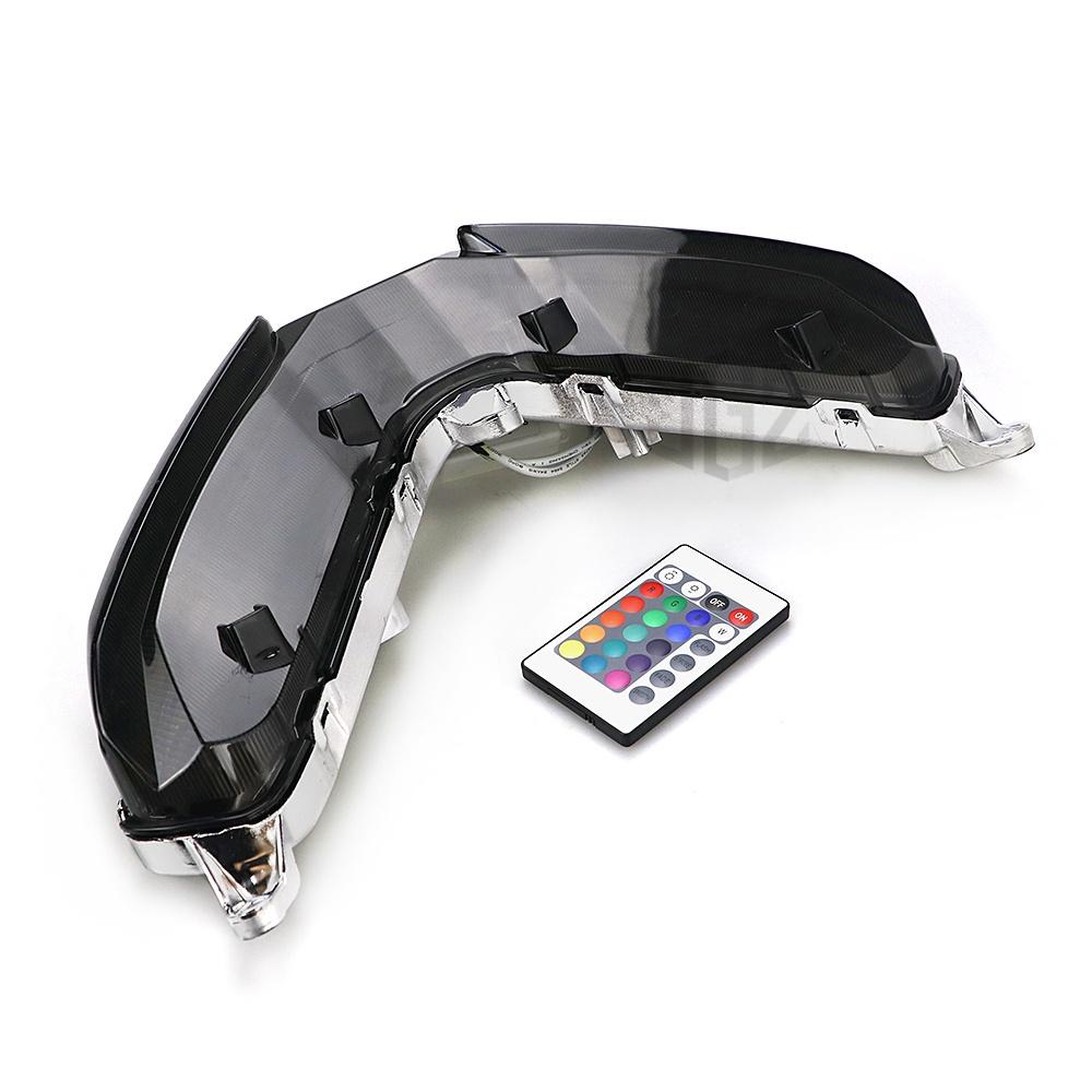 Đèn Pha 7 Màu Kèm Điều Khiển Từ Xa Chuyên Dụng Cho Xe Mô Tô YAMAHA LC150 Y15ZR EXCITER150 MX KING SNIPER150