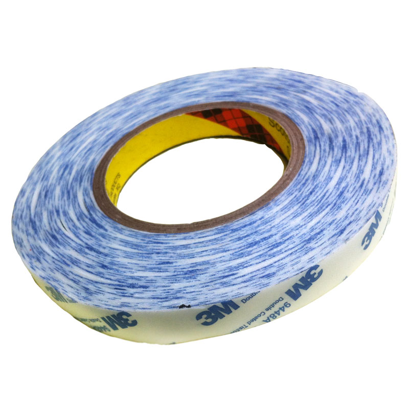 Băng keo 2 mặt 3M Double Coated Tissue Tape 9448A 20mmx50m(Trắng phối xanh)