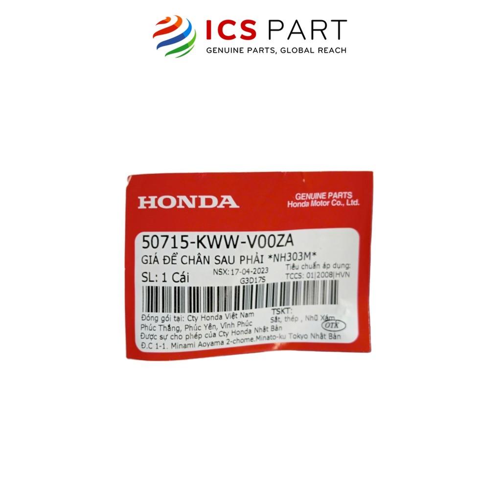 Giá Để Chân Sau Phải Nh303M HONDA Wave Rsx Màu đen (50715KWWV00ZA)
