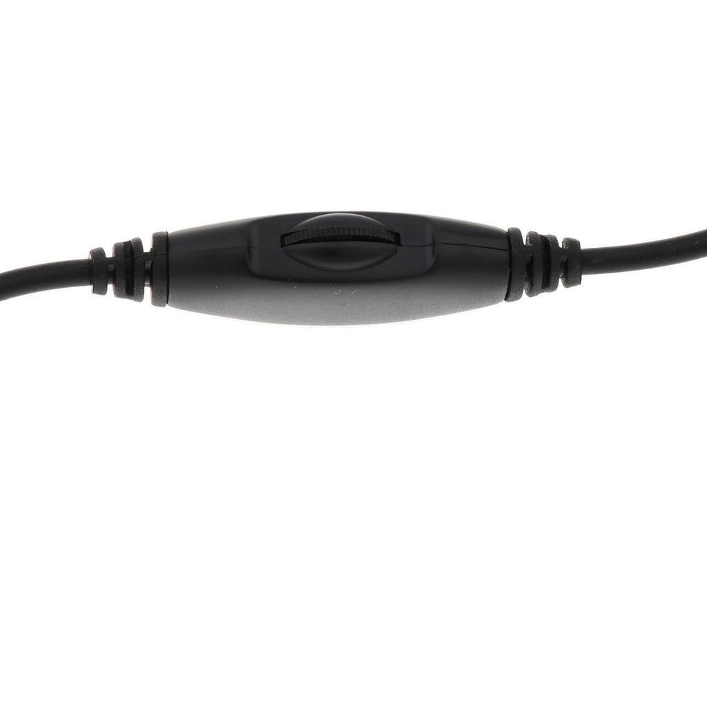 Call Center Office Hands-free Headset 3.5mm Headphone Monaural Microphone