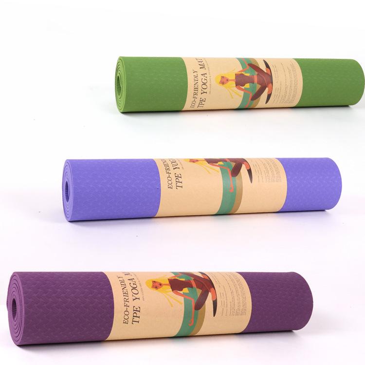 Thảm Tập Yoga 2 Lớp Cao Cấp Hàng Cao Cấp 180 x 60 x 0.7cm siêu dày