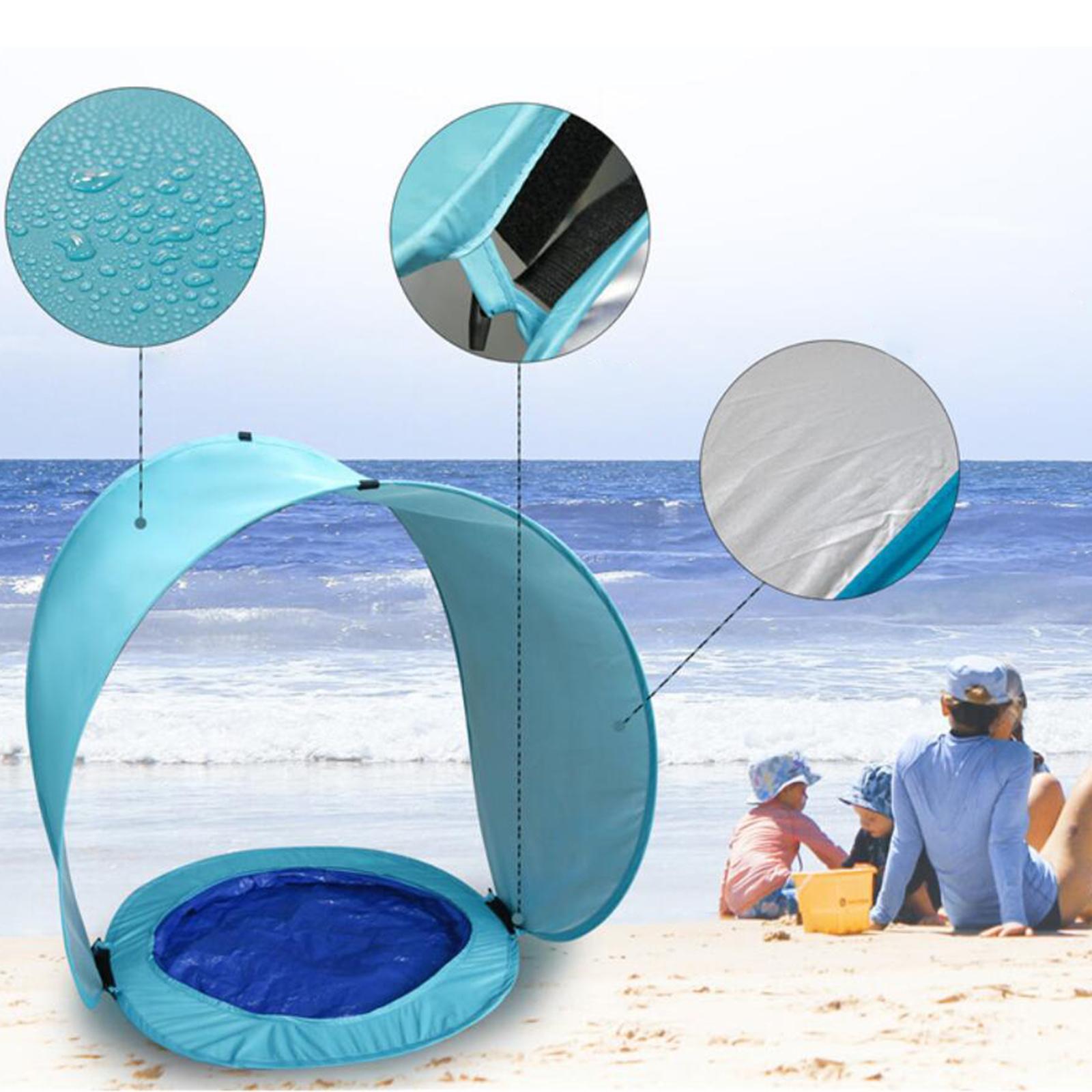 Baby Beach Tent, Automatic Popup Baby Tent with Pool for Beach, UPF 50+ Protection Summer Shade Tent , Sun Baby Beach Umbrella for Infant under Age 3