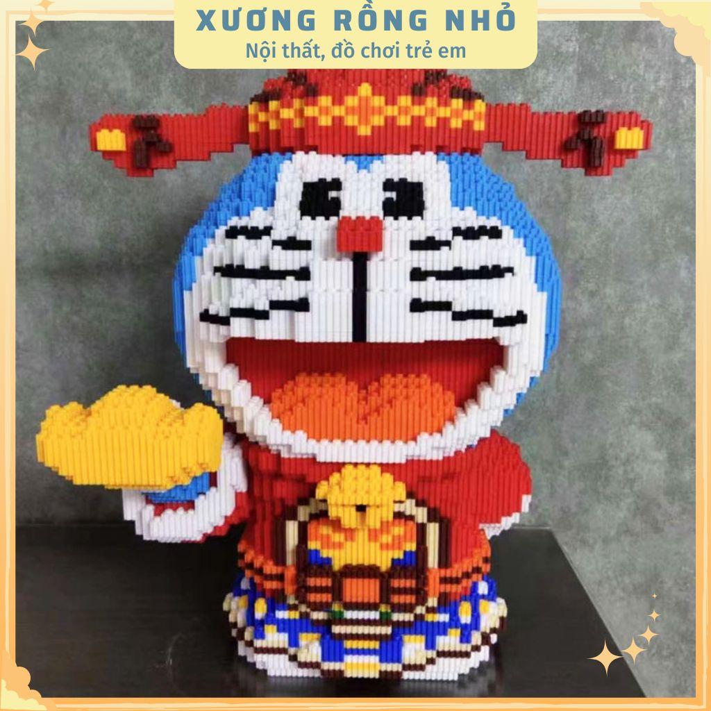 Mô hình doramon thần tài size 40cm,Mô hình mom thần tài size lớn tặng kèm búa