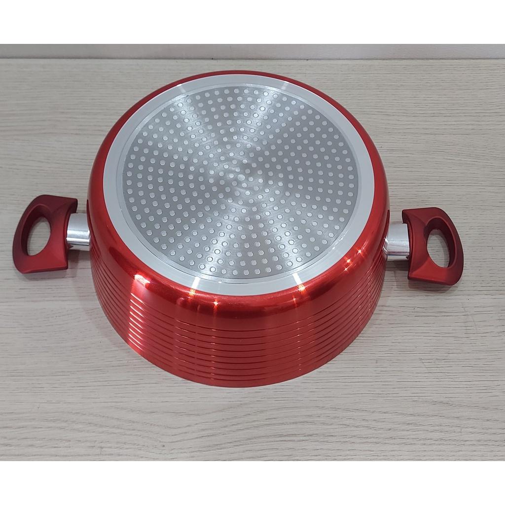 Nồi inox cao cấp chống dính (Thiết kế sang trọng), nhiều màu, nắp kiếng, sử dụng như nồi chiên có đủ size