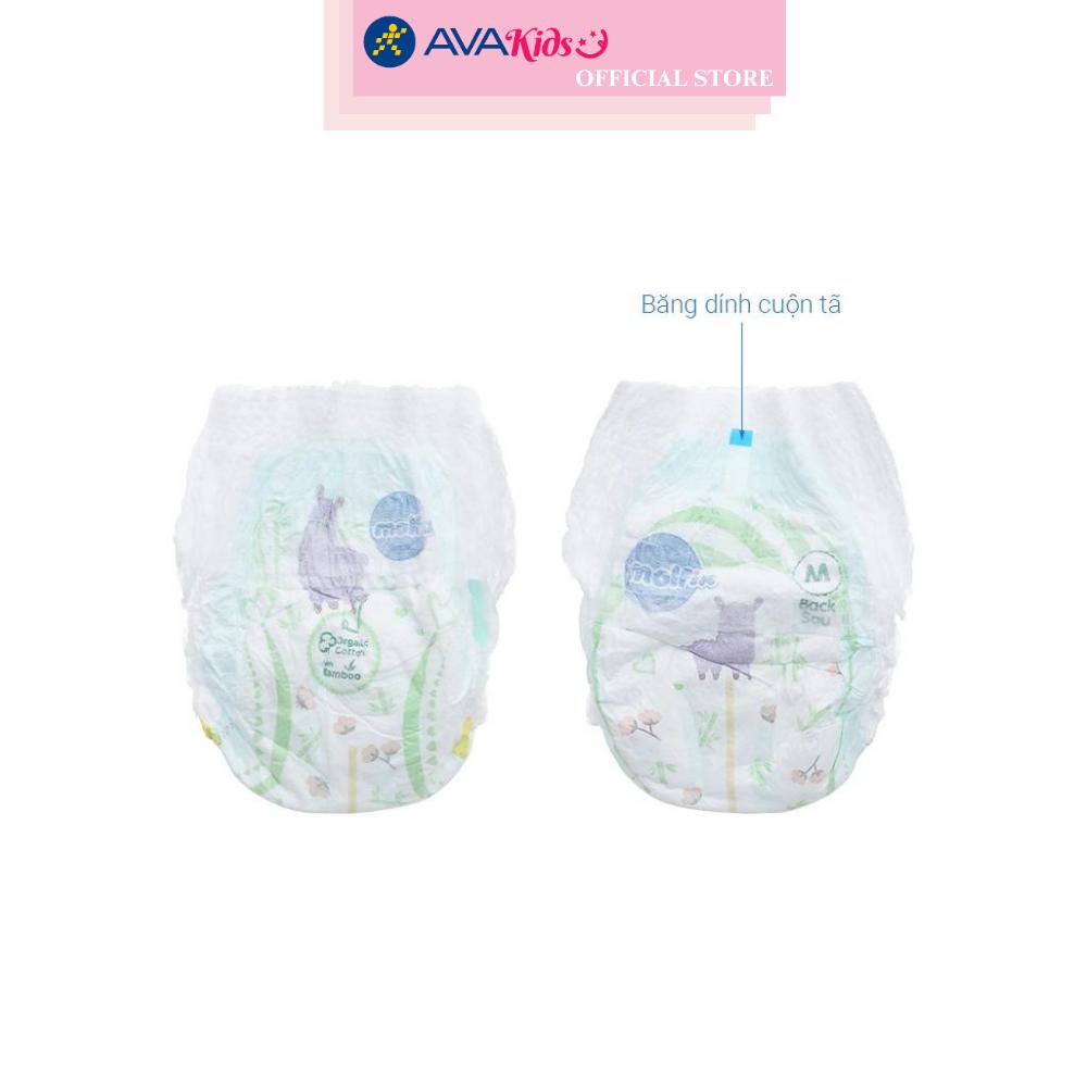 Tã quần Molfix thiên nhiên size M 40 + 6 miếng (6 - 11 kg)