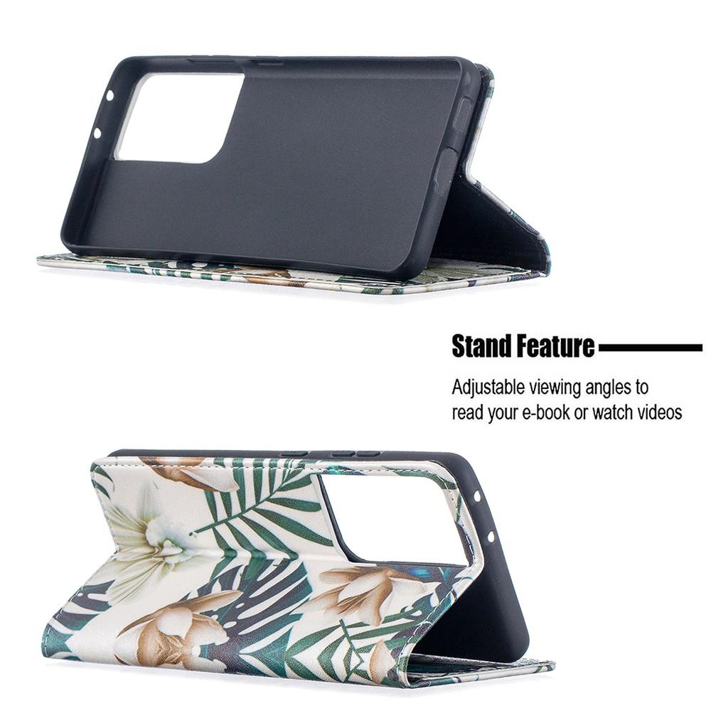 Bao Da Thiết Kế Thời Trang Tiện Lợi Cho Samsung Galaxy S21 Plus S21+ S21 Ultra A12