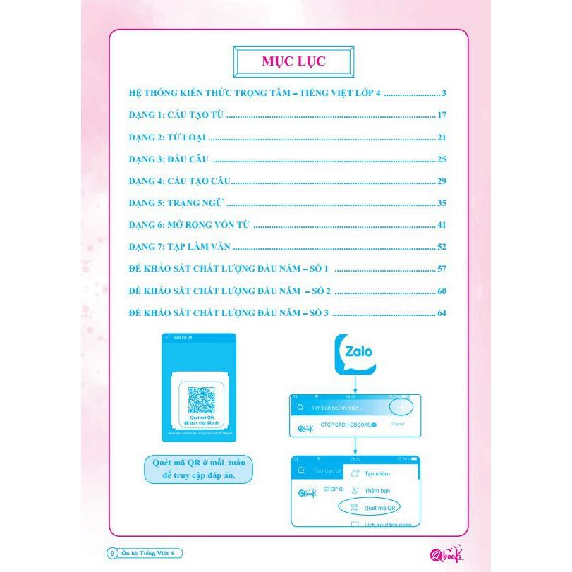 Ôn Tập Hè Tiếng Việt 4 - Dành cho học sinh lớp 4 lên lớp 5