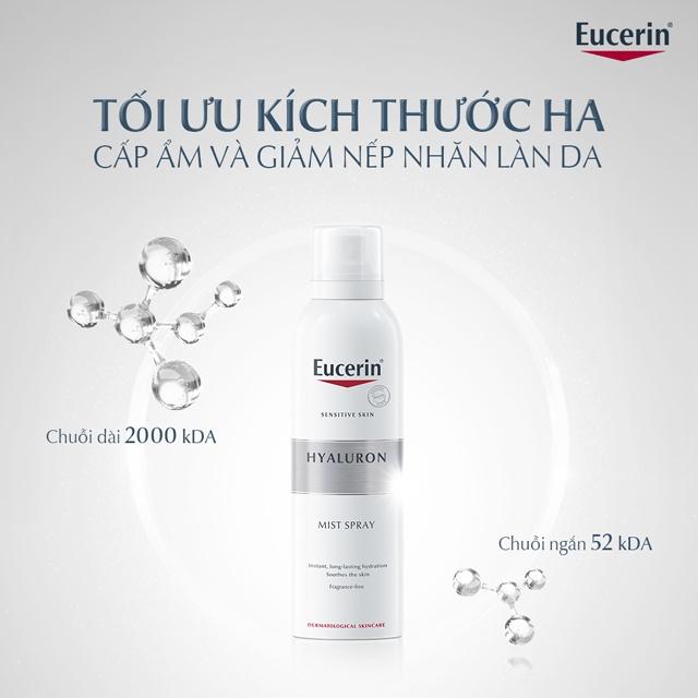Eucerin Tinh Chất Cấp Ẩm Hyaluron-Filler Moisture Booster 30ml Tặng Hyaluron Mist Spray 150ml