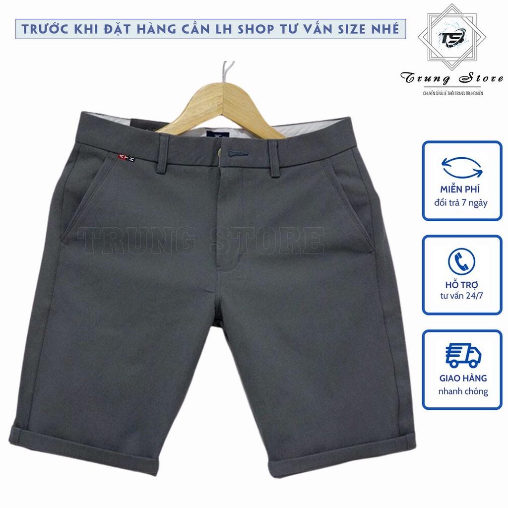 Quần Short Nam TÂY ÂU Chất Vải COTTON 2 CHIỀU Co Giãn Nhẹ Không Nhăn Đẹp, Quần Sọt Nam Form Body