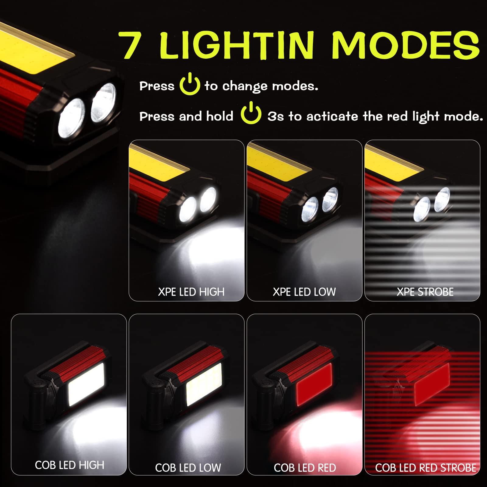 Đèn LED có thể sạc lại Đèn LED Baladeuse Đèn IP65 Đèn kiểm tra ví với cơ sở từ tính cho nhà để xe, khu cắm trại, khẩn cấp, v.v.